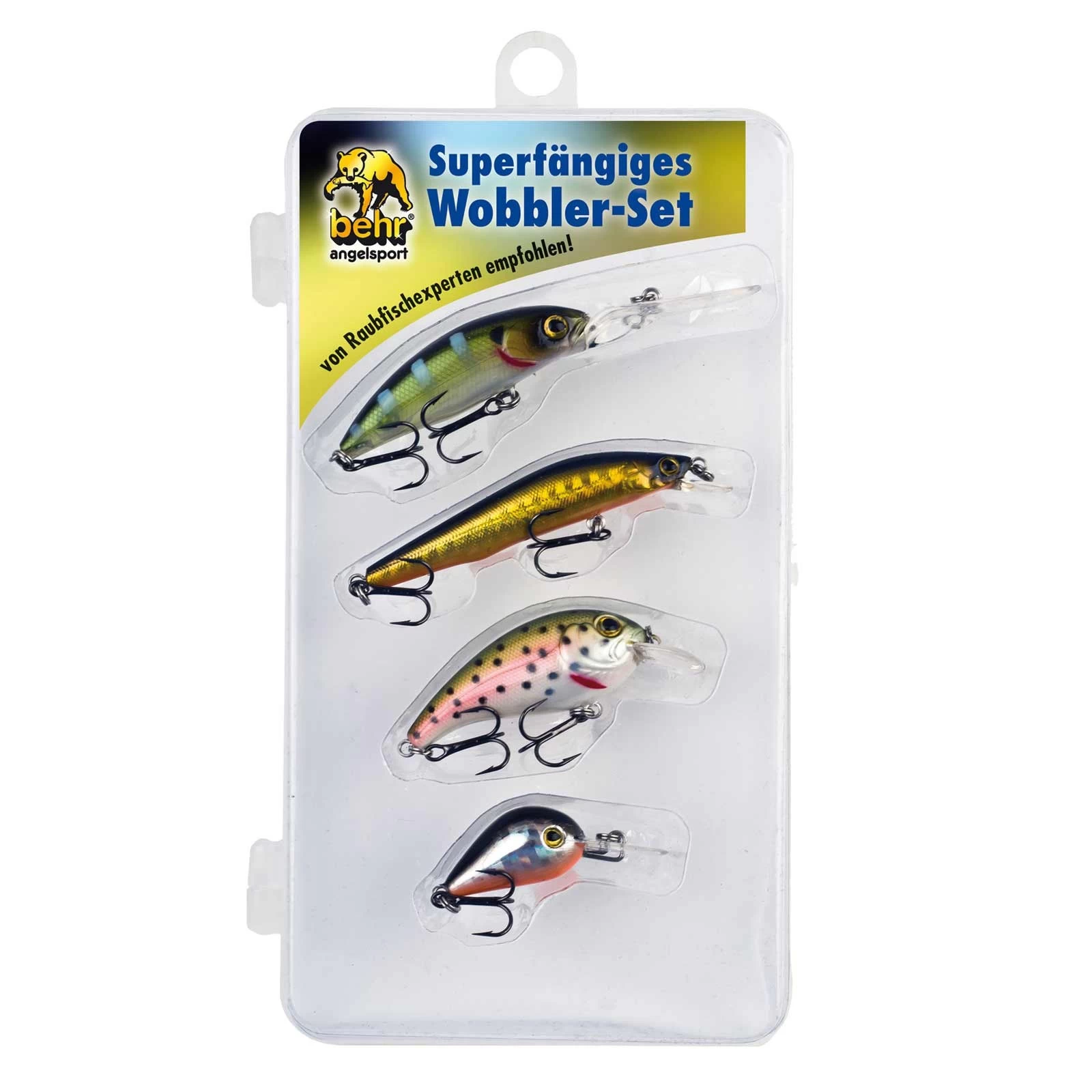 Behr Barsch Forelle 4 Stück Wobbler Set 1 Behr Barsch Forelle 4 Stück Wobbler Set