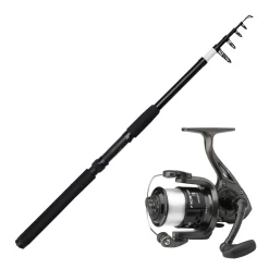 Dam Allrounder Angeln Survival Combo - Marken Komplett Angelset Rute, Rolle, Schnur