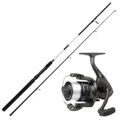 Angelset Komplett Profi - DAM Raubfischangeln Marken Combo Rute & Rolle & Schnur