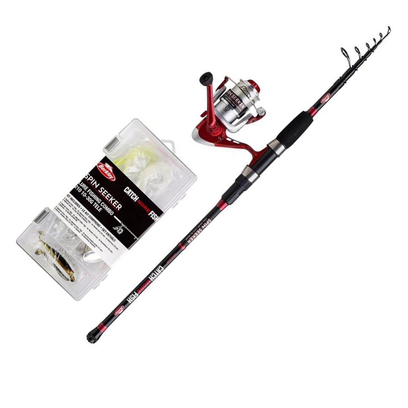 Berkley Catch More Fish Spin Seeker Tele Combo - Spinn Komplett Angelset 1 Berkley Catch More Fish Spin Seeker Tele Combo - Spinn Komplett Angelset