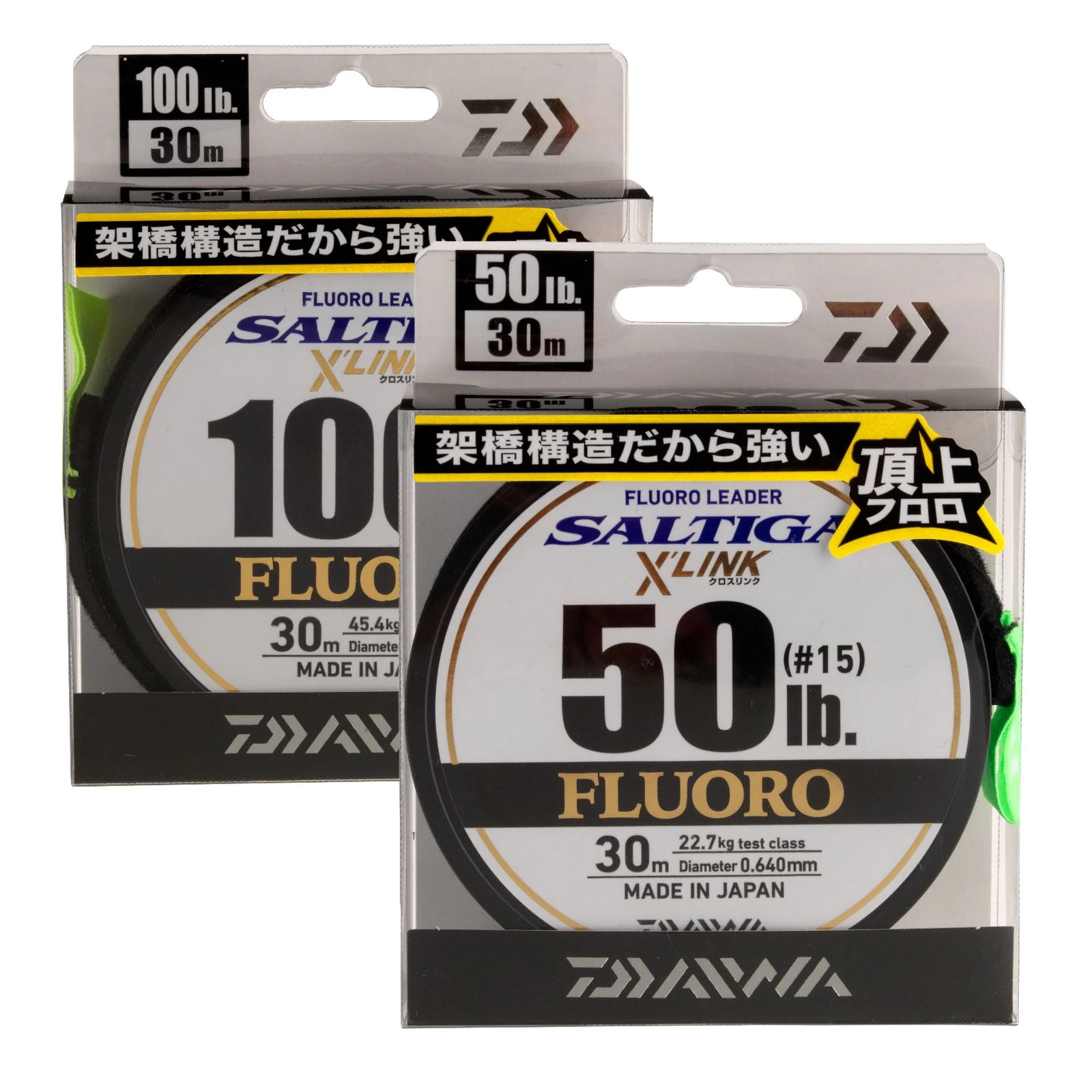 Daiwa Saltiga X'Link Fluorocarbon Leader 30m Vorfachschnur 1 Daiwa Saltiga X'Link Fluorocarbon Leader 30m Vorfachschnur