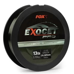 Fox Exocet Pro Monofilament Lo-Vis Green X1000M Monofile Angelschnur