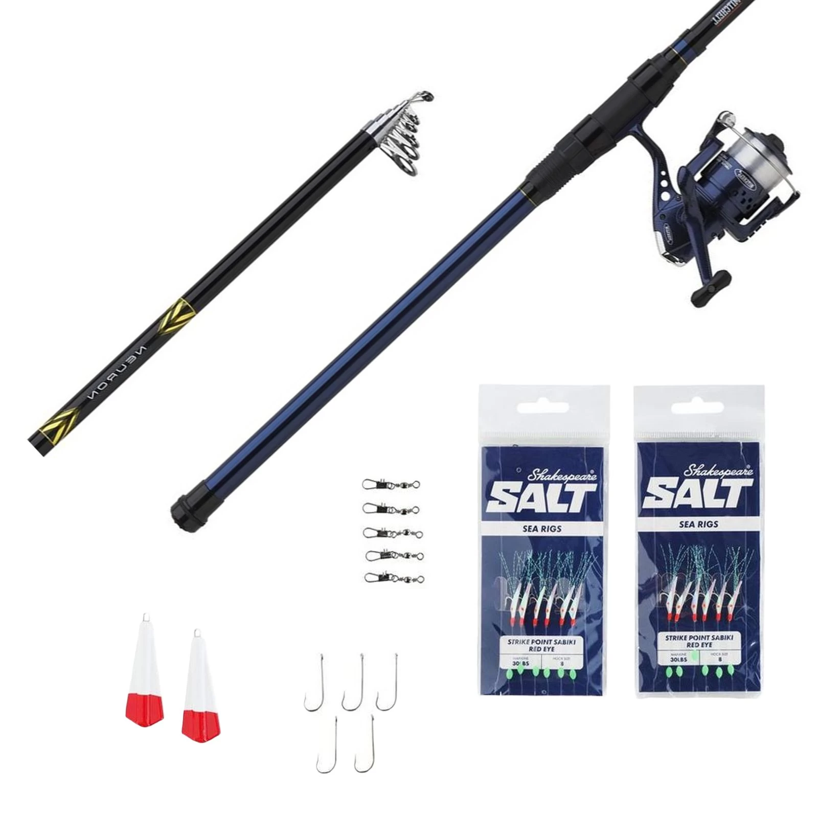 Mitchell Neuron Herring Combo 300-T 30-80g - 5000 Komplett Angelset 1 Mitchell Neuron Herring Combo 300-T 30-80g - 5000 Komplett Angelset