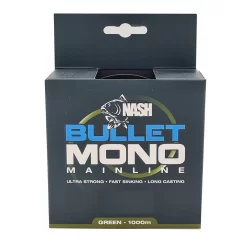 Nash Bullet Green Monofile Angelschnur