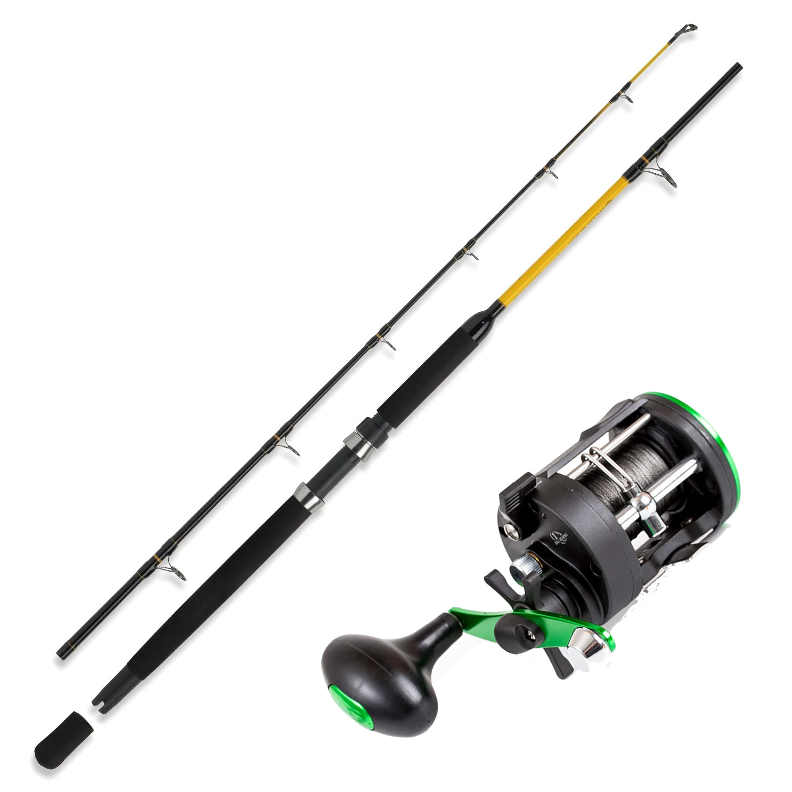 Norwegen Profi Angeln Komplett Angelset - Marken Combo No5. Rute, Rolle, Schnur 1 Norwegen Profi Angeln Komplett Angelset - Marken Combo No5. Rute, Rolle, Schnur