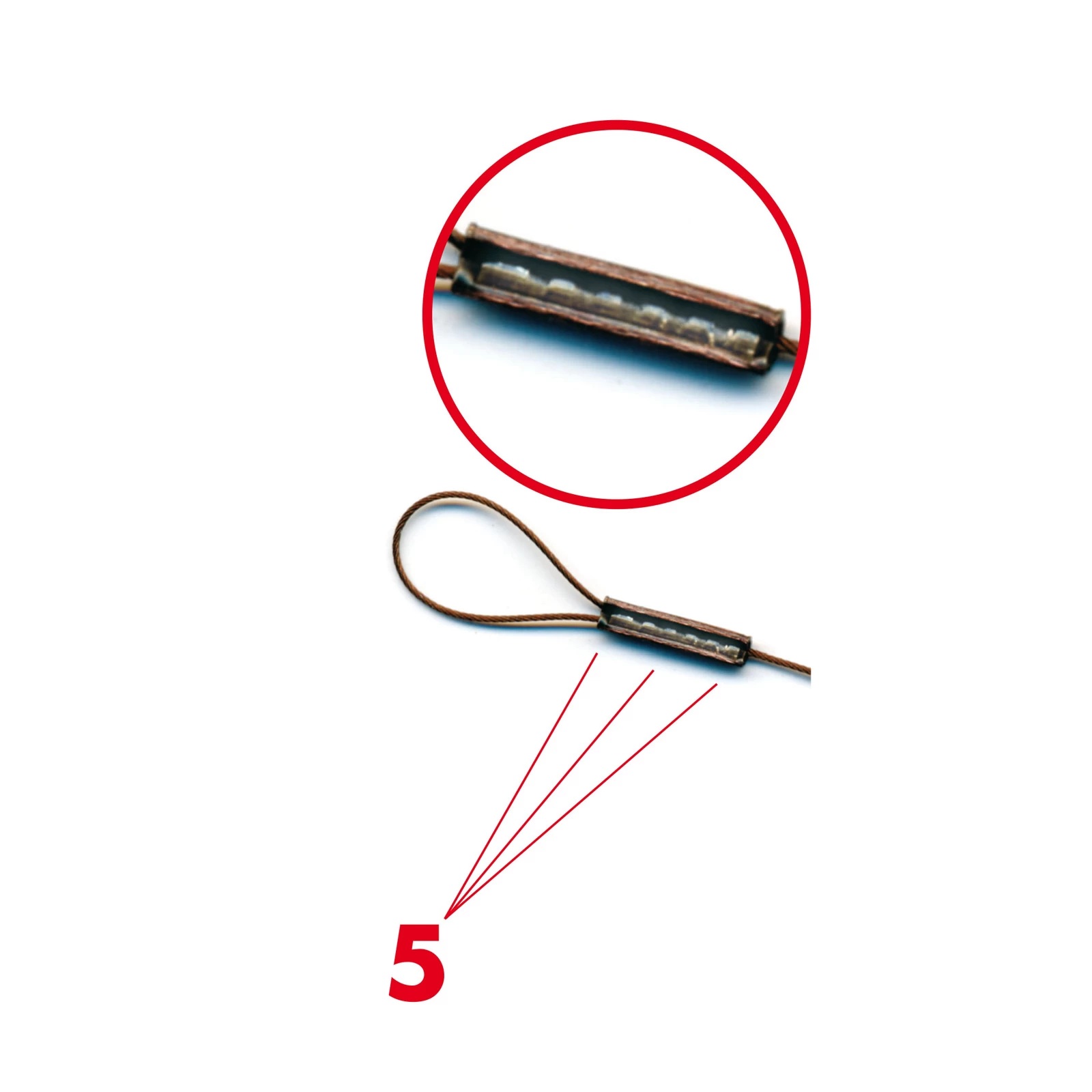 Flexonit Quetschhülsenzange Professional - Klemmhülsenzange Für Stahlvorfach 2 Flexonit Quetschhülsenzange Professional - Klemmhülsenzange Für Stahlvorfach – Bild 2