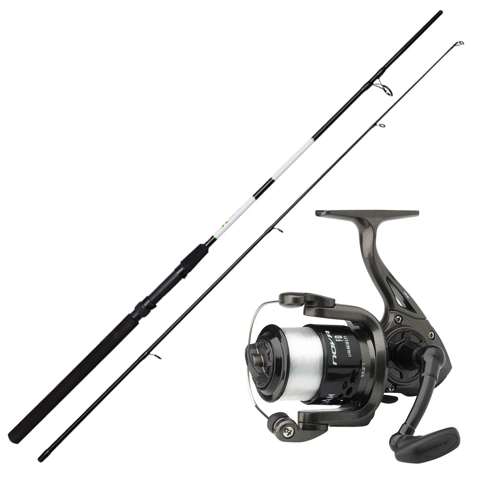 Dam Raubfisch Angeln Allround Combo - Marken Komplett Angelset Rute, Rolle, Schnur 1 Dam Raubfisch Angeln Allround Combo - Marken Komplett Angelset Rute, Rolle, Schnur