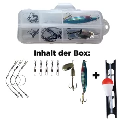 Top Angelset Komplett Combo Allround Rute Rolle Schnur Köder Zubehör 14 Teile -Professionelles Angelausrüstungsgeschäft STO Combo 4 Detailbild 3