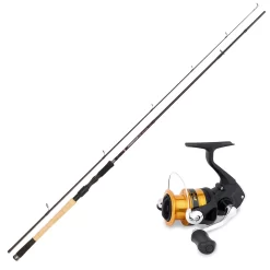 Shimano Abu Garcia Hecht Combo Angelset - Shimano Rolle + Abu Hecht Rute 2,44m