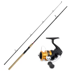 Shimano DAM Aal Combo Angelset - Shimano FX Rolle + DAM Aal Rute