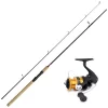 Shimano DAM Forellen Combo Angelset - Shimano Rolle + DAM Forellenrute 2,40m