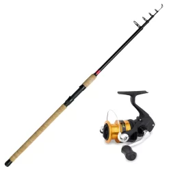 Shimano DAM Forellensee Combo Angelset - Shimano Rolle + DAM Teleskoprute 3,00m