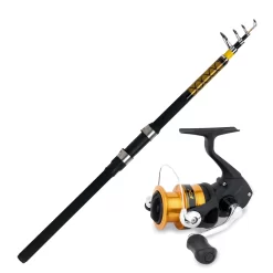 Shimano WFT Allround Combo Angelset - WFT Never Crack Rute + Shimano FX Rolle