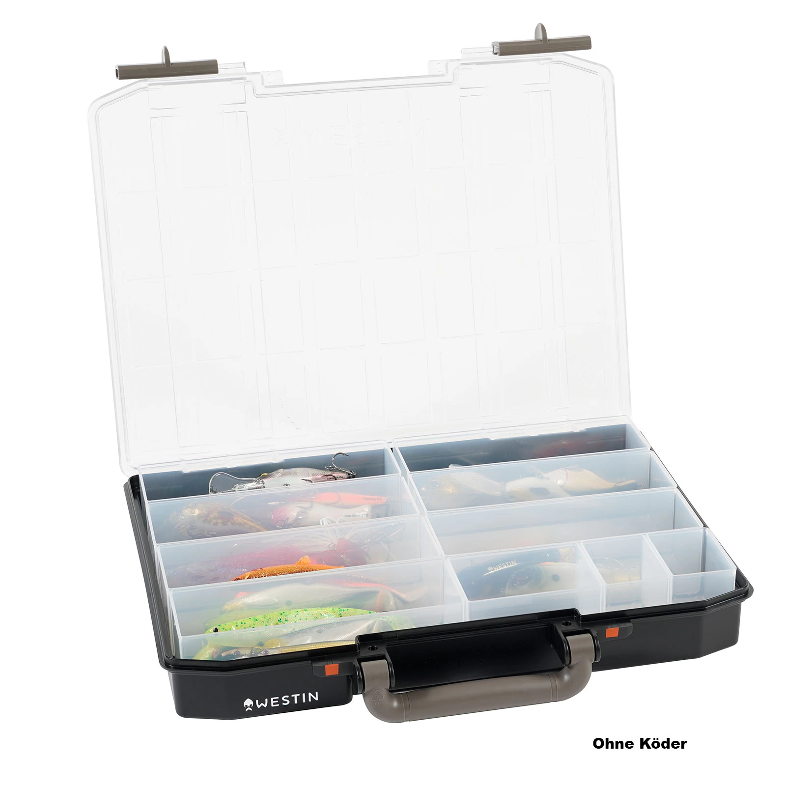 Westin W6 Lure Vault Black/Clear Köderbox 1 Westin W6 Lure Vault Black/Clear Köderbox