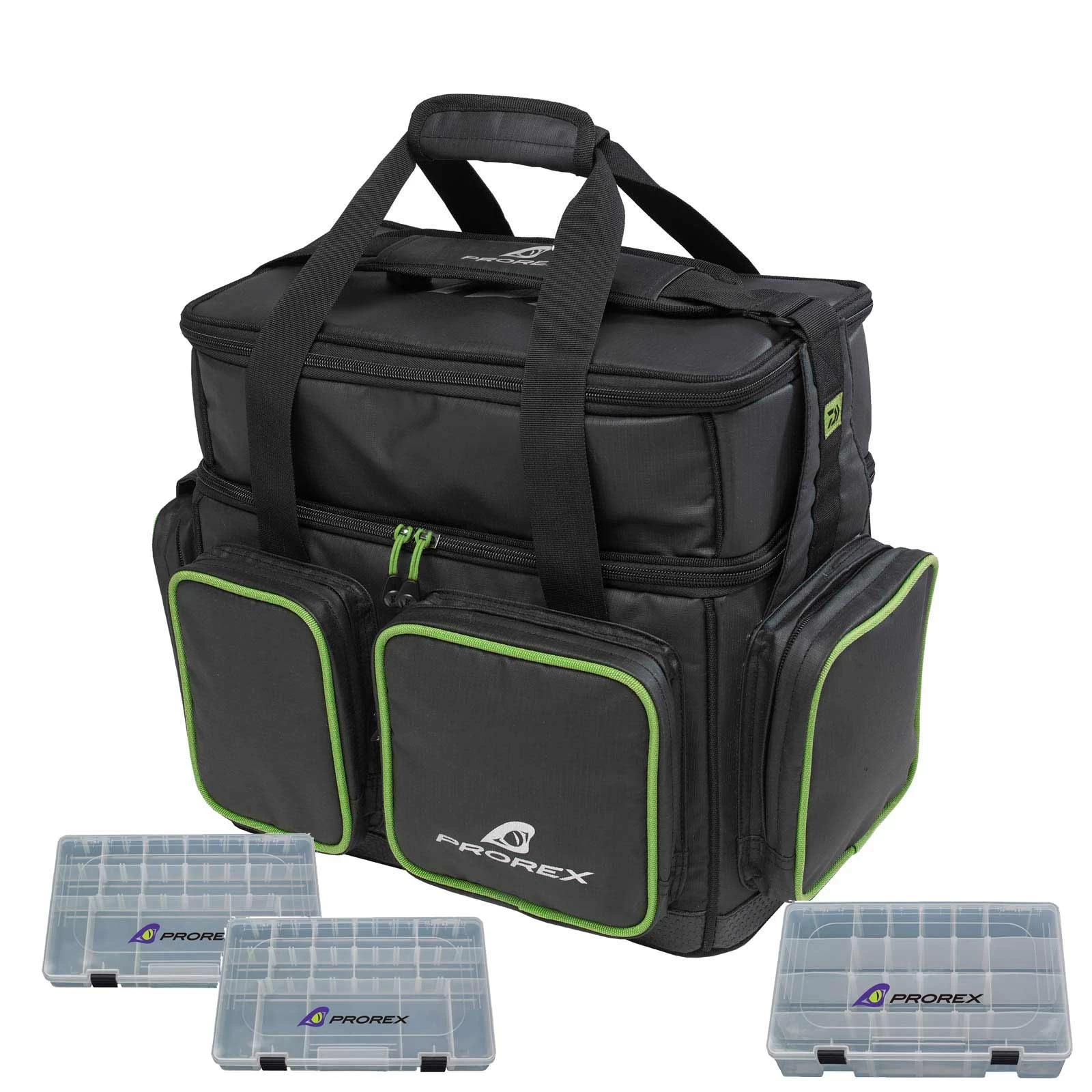 Daiwa Prorex Kunstködertasche XL Mit 3 Boxen Angeltasche 1 Daiwa Prorex Kunstködertasche XL Mit 3 Boxen Angeltasche