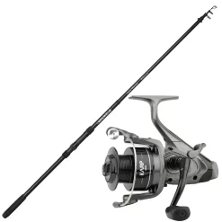 Karpfen Angelset Spro Karpfenrute 3,0m Bis150g Mit Spro Freilaufrolle Combo