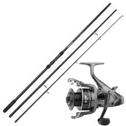 Karpfen Angelset Spro Karpfenrute 3,6m 3,0lbs Mit Spro Freilaufrolle Combo