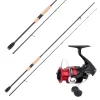Shimano Rolle Sienna & Jackson Rute 2,40m 10-40g Raubfisch Angelset Combo