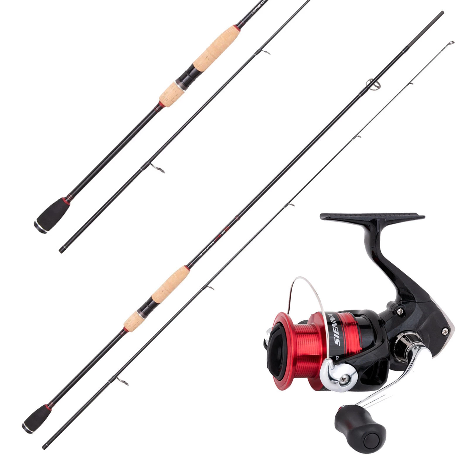 Shimano Rolle Sienna & Jackson Rute 2,70m 30-90g Hecht Angelset Combo 1 Shimano Rolle Sienna & Jackson Rute 2,70m 30-90g Hecht Angelset Combo