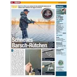 Jackson STL UL Micro Spinrute -Professionelles Angelausrüstungsgeschäft test jackson stl ul