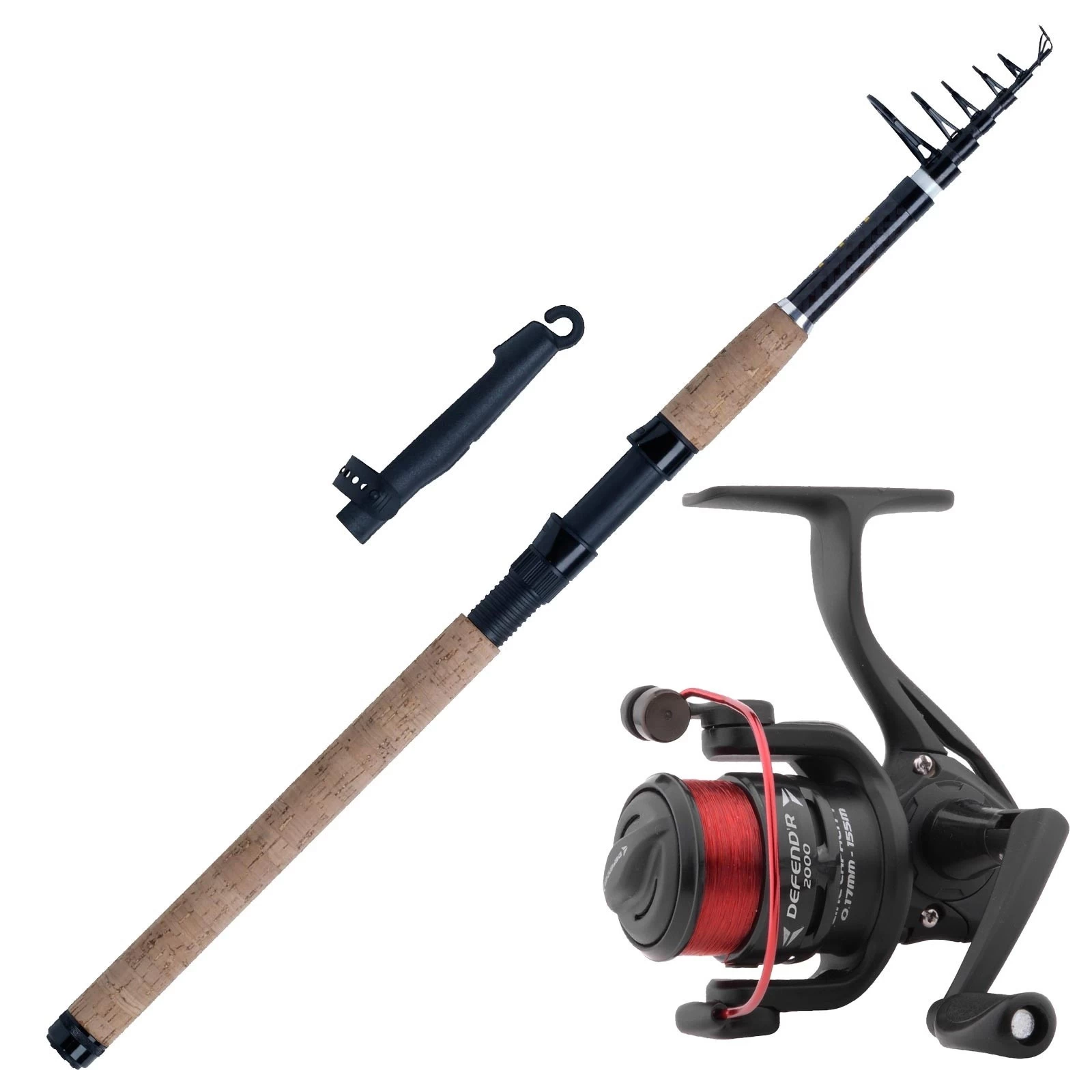 WFT Rute 3,00m 15-75g & Spro Rolle & Schnur Allround Raubfisch Angelset 1 WFT Rute 3,00m 15-75g & Spro Rolle & Schnur Allround Raubfisch Angelset