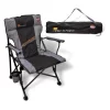 Zebco Pro Staff Supreme Angelstuhl Campingstuhl Klappstuhl Schwarz Grau